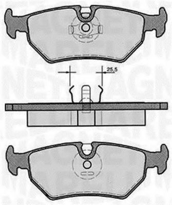 Тормозные колодки MAGNETI MARELLI 363916060242