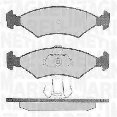 Тормозные колодки MAGNETI MARELLI 363916060248