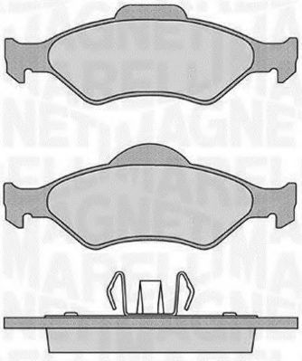 Тормозные колодки MAGNETI MARELLI 363916060251