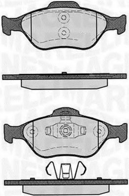 Тормозные колодки MAGNETI MARELLI 363916060252