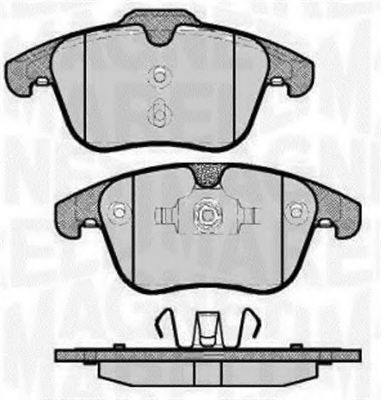 Тормозные колодки MAGNETI MARELLI 363916060263