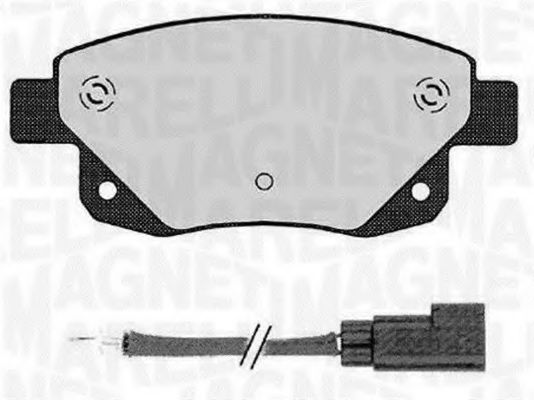 Тормозные колодки MAGNETI MARELLI 363916060273