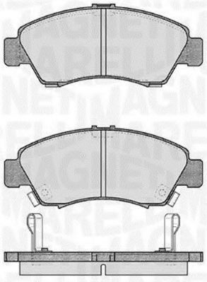 Тормозные колодки MAGNETI MARELLI 363916060276
