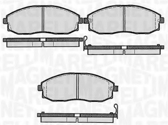 Тормозные колодки MAGNETI MARELLI 363916060279