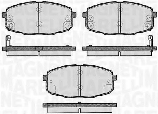 Тормозные колодки MAGNETI MARELLI 363916060281