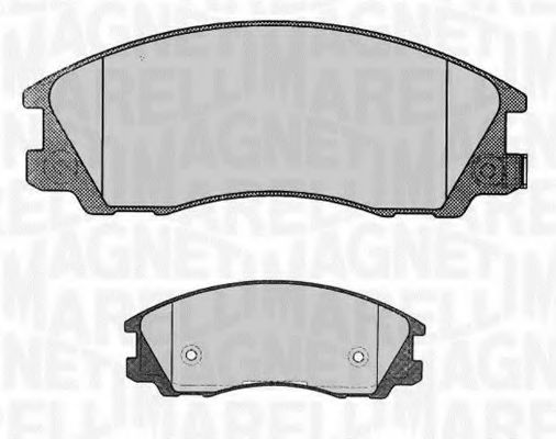 Тормозные колодки MAGNETI MARELLI 363916060282