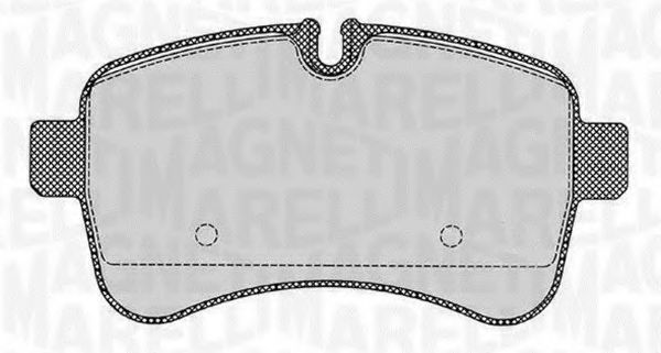 Тормозные колодки MAGNETI MARELLI 363916060284