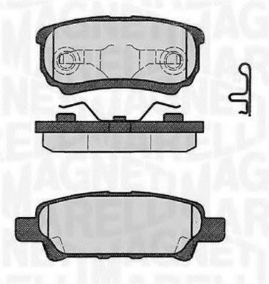 Тормозные колодки MAGNETI MARELLI 363916060285