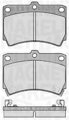 Тормозные колодки MAGNETI MARELLI 363916060286