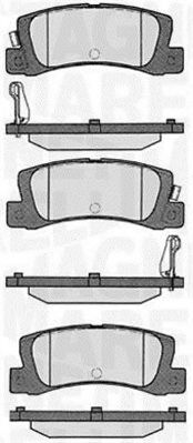 Тормозные колодки MAGNETI MARELLI 363916060292