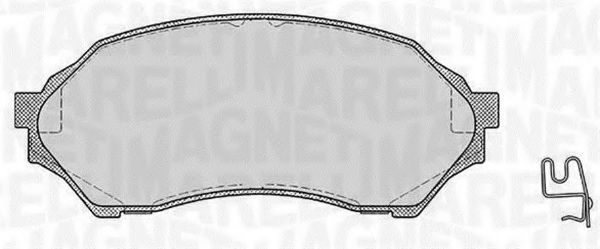 Тормозные колодки MAGNETI MARELLI 363916060293