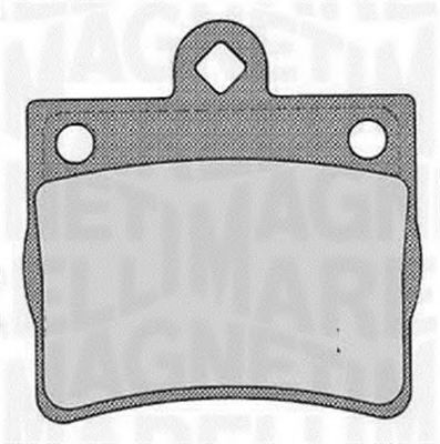 Тормозные колодки MAGNETI MARELLI 363916060297