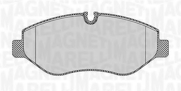 Тормозные колодки MAGNETI MARELLI 363916060298