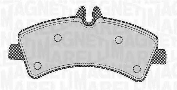 Тормозные колодки MAGNETI MARELLI 363916060299