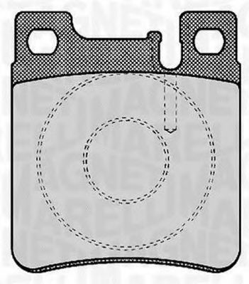 Тормозные колодки MAGNETI MARELLI 363916060303