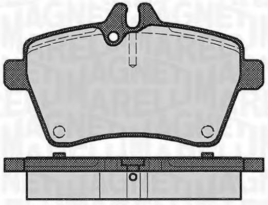 Тормозные колодки MAGNETI MARELLI 363916060309
