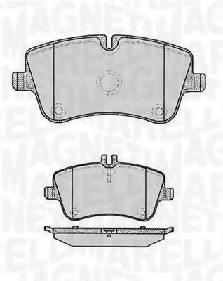 Тормозные колодки MAGNETI MARELLI 363916060312