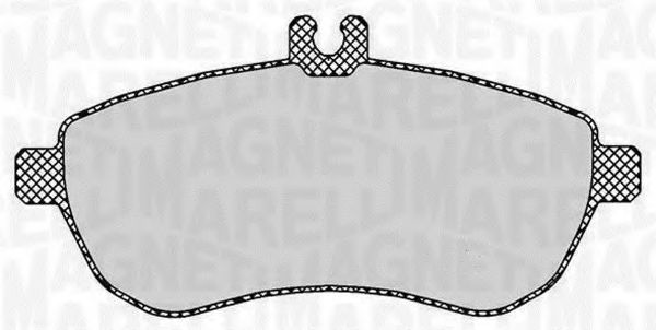 Тормозные колодки MAGNETI MARELLI 363916060313
