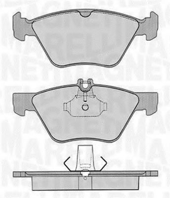 Тормозные колодки MAGNETI MARELLI 363916060315
