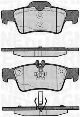 Тормозные колодки MAGNETI MARELLI 363916060316