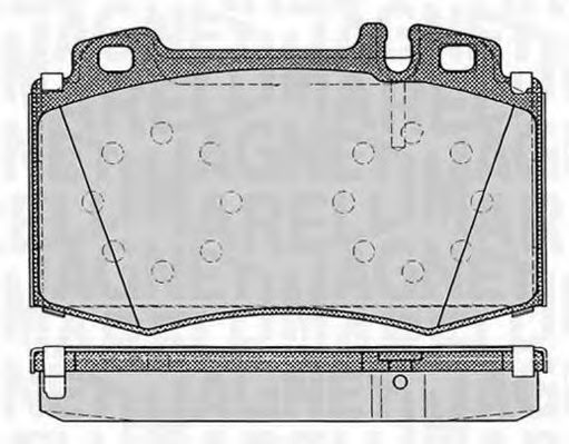 Тормозные колодки MAGNETI MARELLI 363916060320
