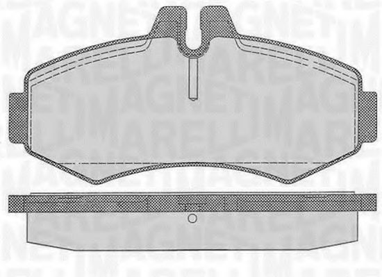 Тормозные колодки MAGNETI MARELLI 363916060327