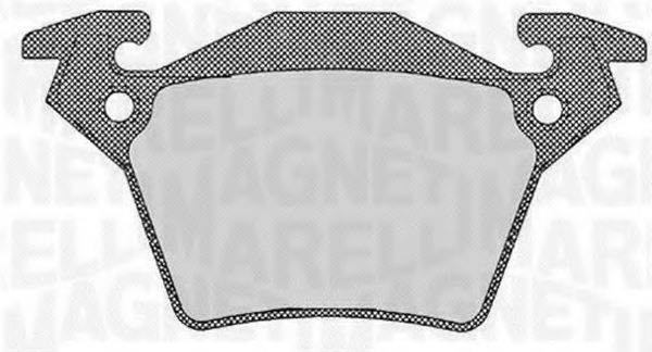 Тормозные колодки MAGNETI MARELLI 363916060328