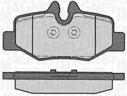 Тормозные колодки MAGNETI MARELLI 363916060330