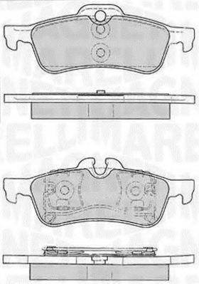 Тормозные колодки MAGNETI MARELLI 363916060331