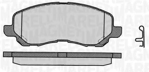 Тормозные колодки MAGNETI MARELLI 363916060338