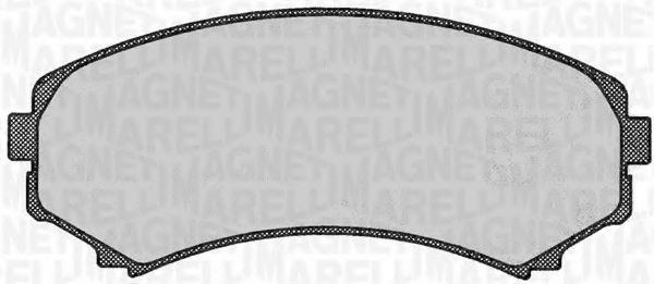 Тормозные колодки MAGNETI MARELLI 363916060342
