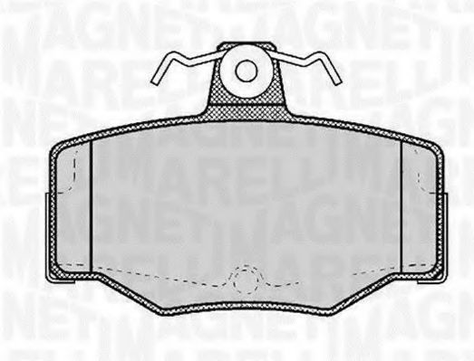 Тормозные колодки MAGNETI MARELLI 363916060345