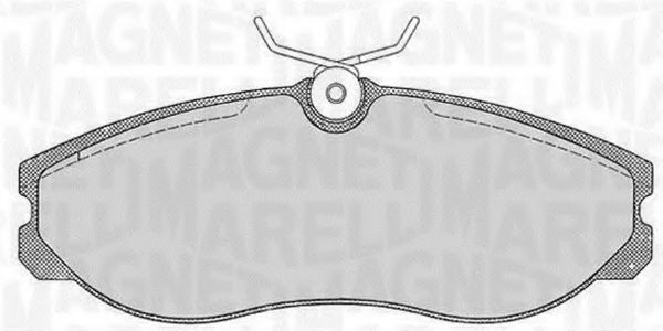 Тормозные колодки MAGNETI MARELLI 363916060352