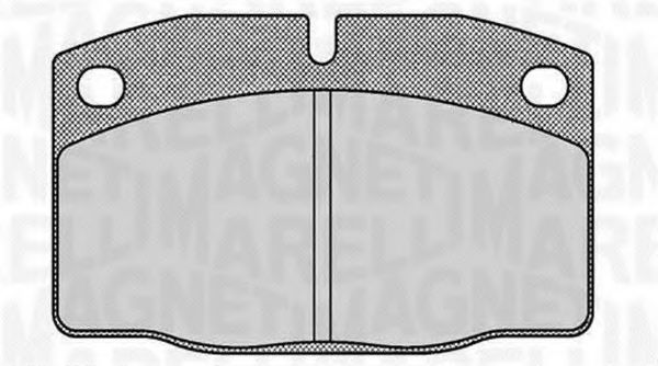 Тормозные колодки MAGNETI MARELLI 363916060354