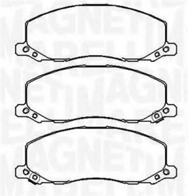Тормозные колодки MAGNETI MARELLI 363916060363
