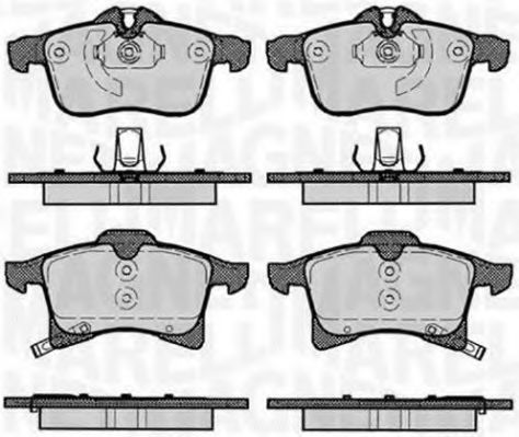 Тормозные колодки MAGNETI MARELLI 363916060364