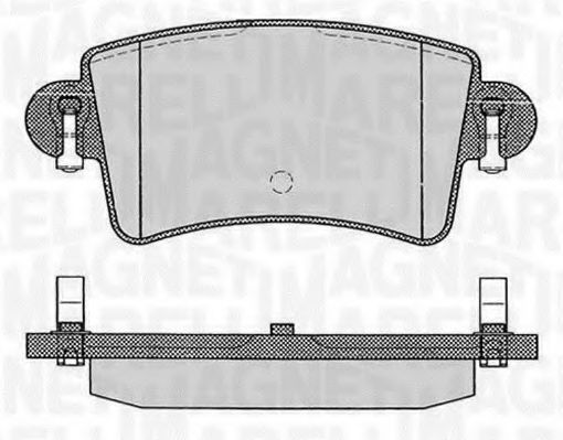 Тормозные колодки MAGNETI MARELLI 363916060365