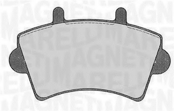 Тормозные колодки MAGNETI MARELLI 363916060366