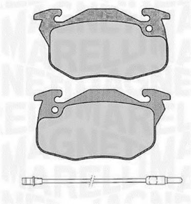 Тормозные колодки MAGNETI MARELLI 363916060372
