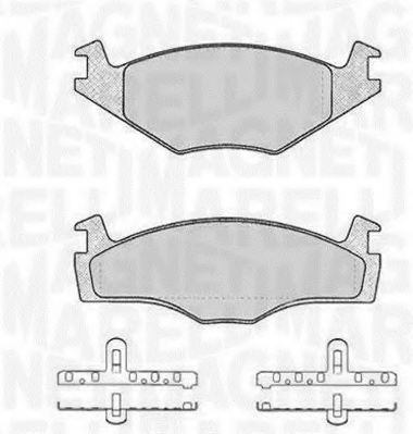 Тормозные колодки MAGNETI MARELLI 363916060394