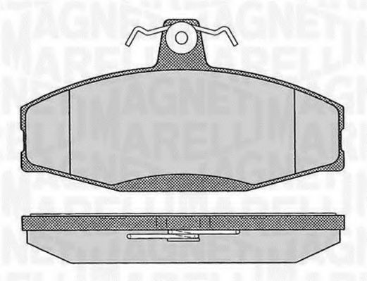 Тормозные колодки MAGNETI MARELLI 363916060397