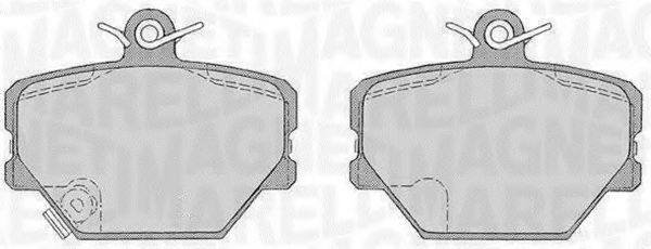 Тормозные колодки MAGNETI MARELLI 363916060398