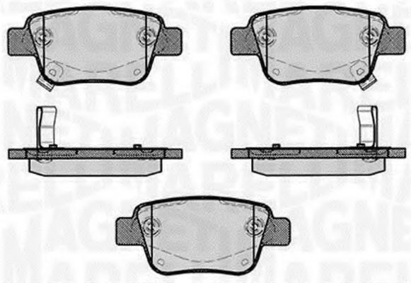 Тормозные колодки MAGNETI MARELLI 363916060403