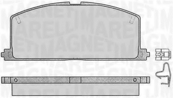 Тормозные колодки MAGNETI MARELLI 363916060405