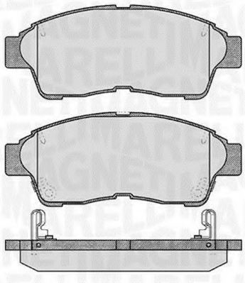 Тормозные колодки MAGNETI MARELLI 363916060406