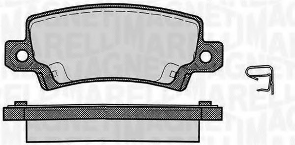 Тормозные колодки MAGNETI MARELLI 363916060407