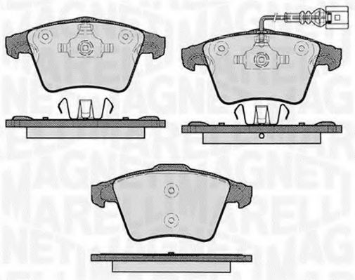 Тормозные колодки MAGNETI MARELLI 363916060413