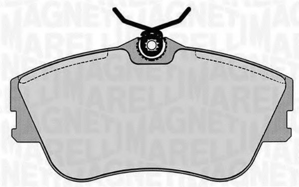 Тормозные колодки MAGNETI MARELLI 363916060417