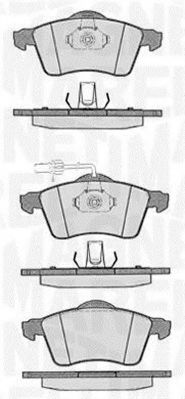 Тормозные колодки MAGNETI MARELLI 363916060419