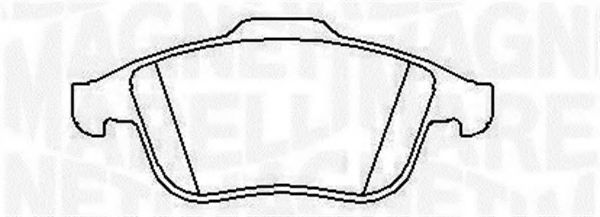 Тормозные колодки MAGNETI MARELLI 363916060426